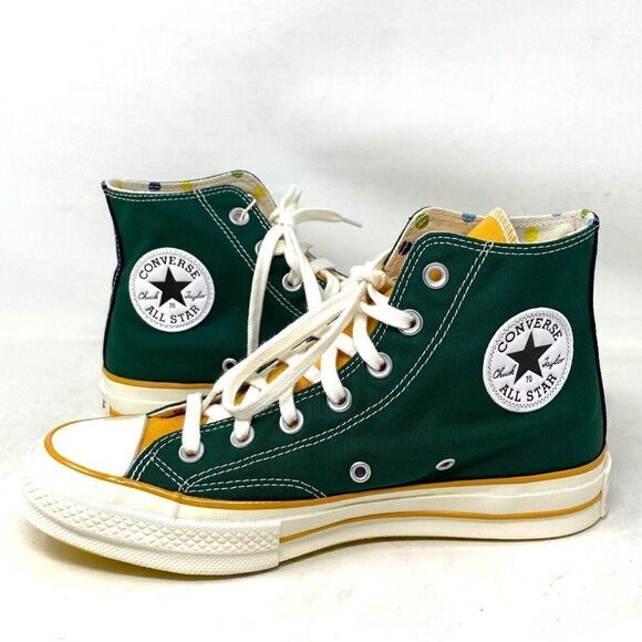 Converse Chuck 70 GOLF WANG Shoe Women Green Yellow Canvas A04325C-GGYWY Size 5 - Picture 6 of 8
